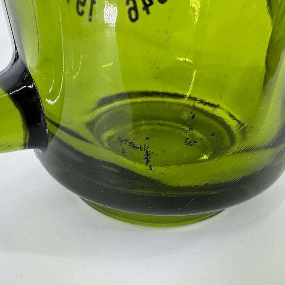 Vintage U.R.W. Local 336 25th Anniversary Green Glass Beer Mugs 1971 Pair - Picture 5 of 5